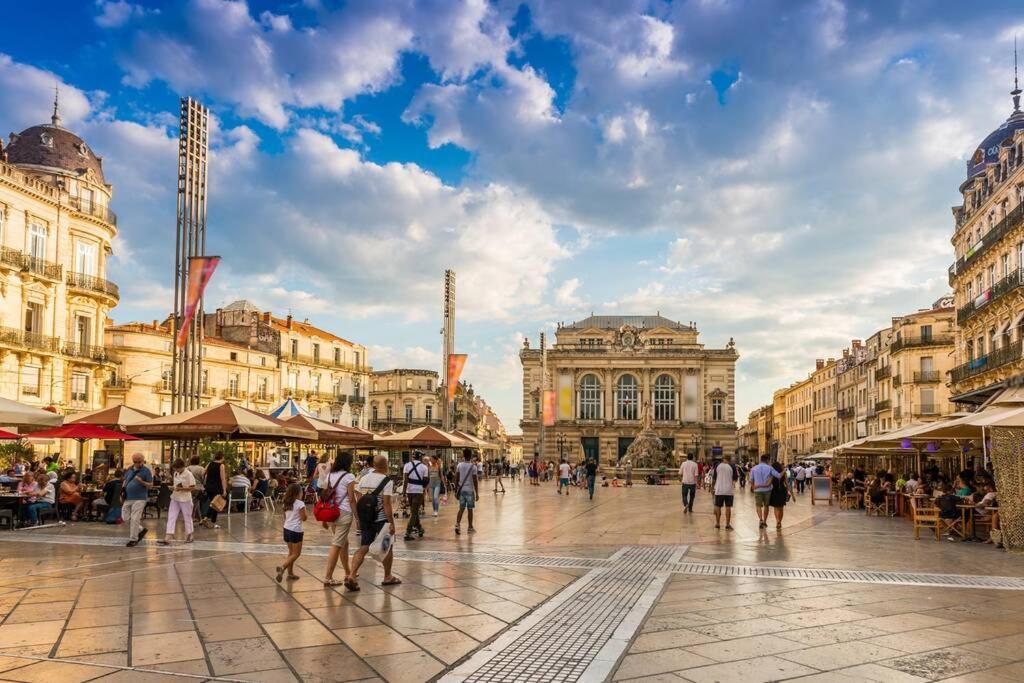 Appartement Montpellier Comedie Gare St Roch Exterior foto